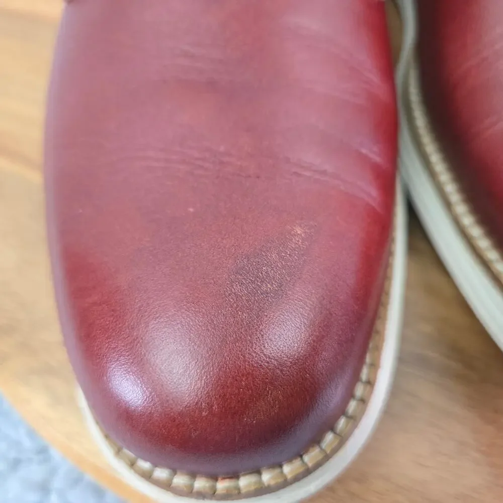 Cole Haan Mens 9M Grand Os Brown Leather Daily Plain Toe Oxford Casual Shoe